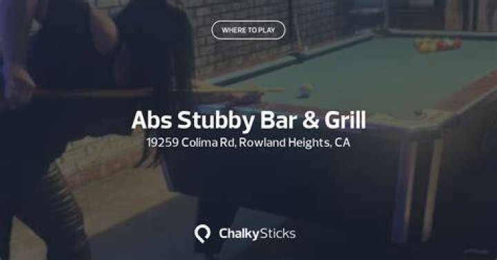 Abs Stubby Bar & Grill Restaurant 19259 Colima Rd, Rowland Heights