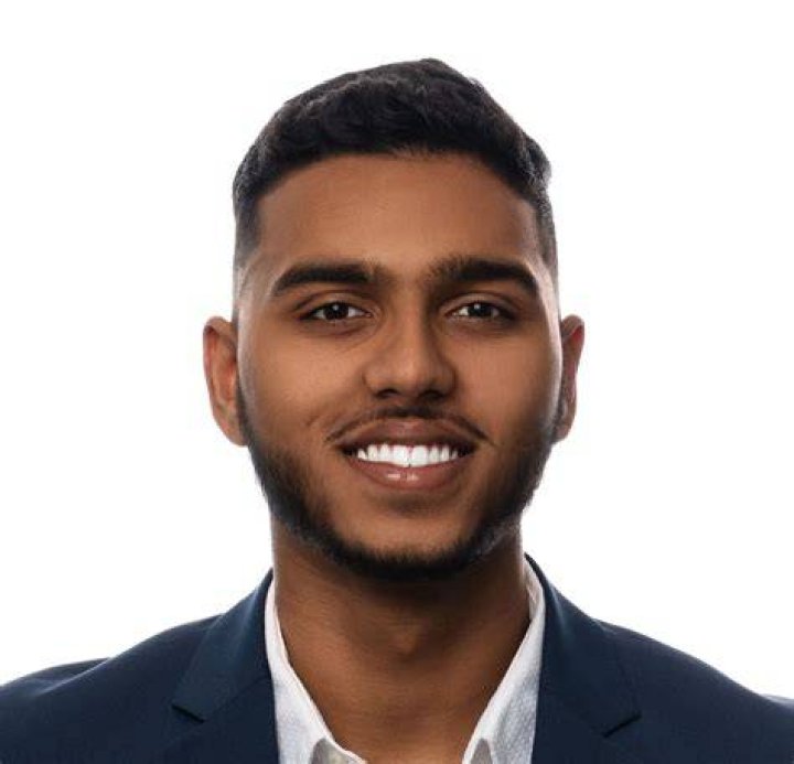 Barbadian cricket commentator Nikhil Uttamchandani makes his