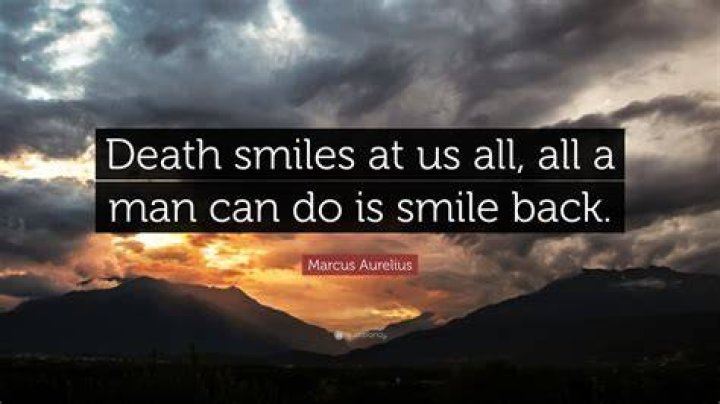 Death Smiles At Us All Quote / Quote Death Smiles At Us All All A Man