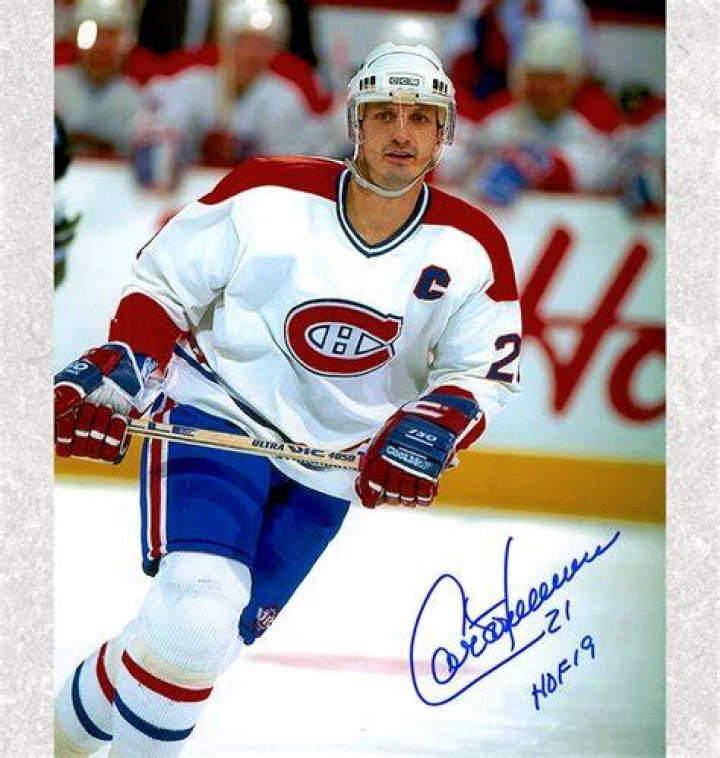 Guy Carbonneau Montreal Canadiens Autographed 8×10 jlbsportrarities