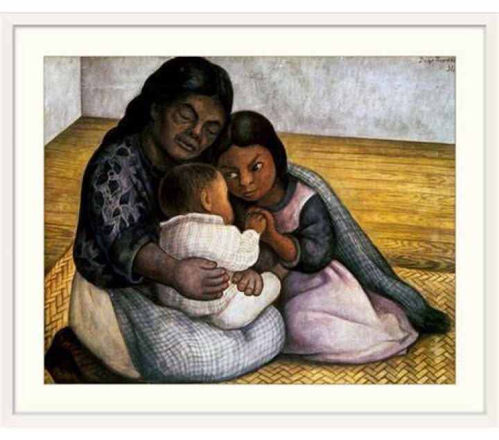 Rivera Mother and Children Diego rivera, Frida and diego, Mother and